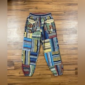 Women’s Patchwork Lightweight Multicolor Pants